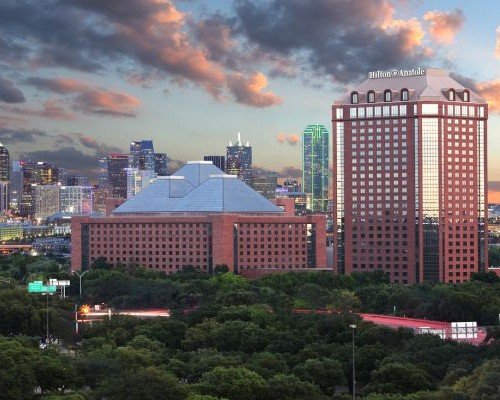 Exterior photo of Hilton Anatole Dallas