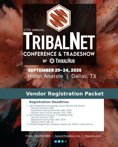 Preview of the 2026 TribalNet Vendor information packet