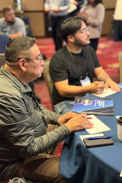 CTTP students listening to instructor