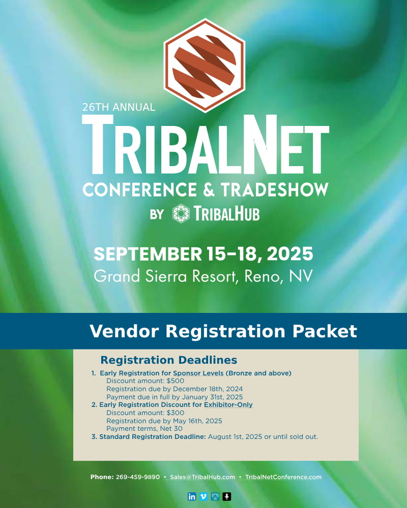 Preview of the TribalNet Vendor information packet